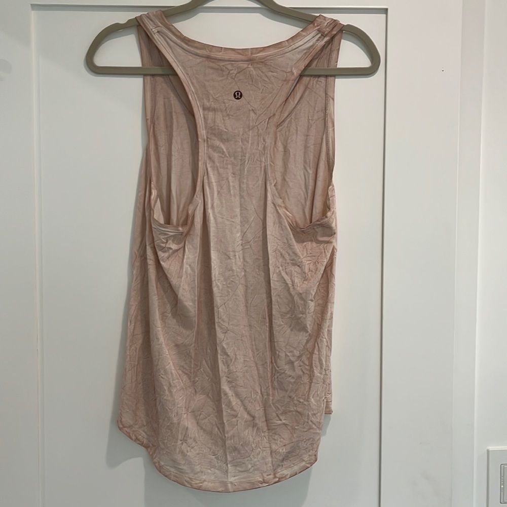Lululemon Love Tank Top Summit Wash Smoky Topaz Size 8 - Picture 2 of 4